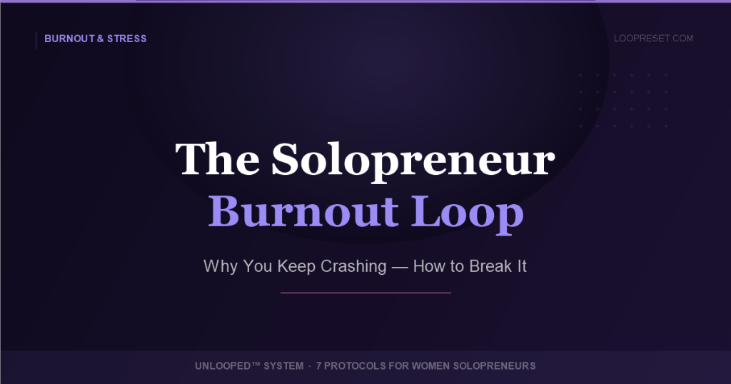 The Solopreneur Burnout Loop — UNLOOPED™