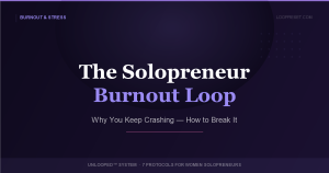 The Solopreneur Burnout Loop — UNLOOPED™